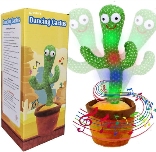 Electric Drive Dancing Cactus Toy for Boys & Girls - 1 Pc Plush Fun