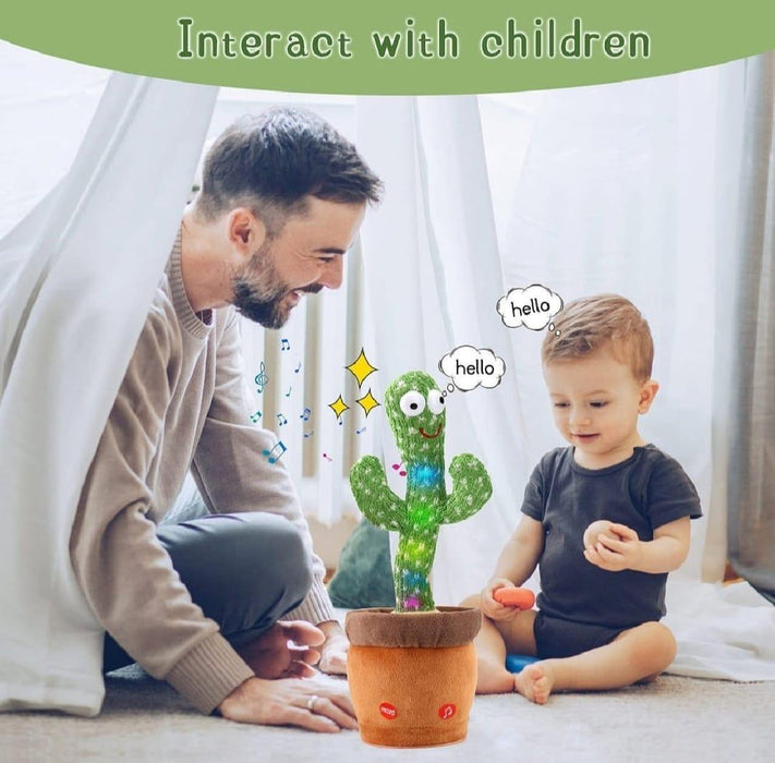 Electric Drive Dancing Cactus Toy for Boys & Girls - 1 Pc Plush Fun