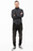 1 Pc Men's Stitched Fleece Zipper Jacket, Grey