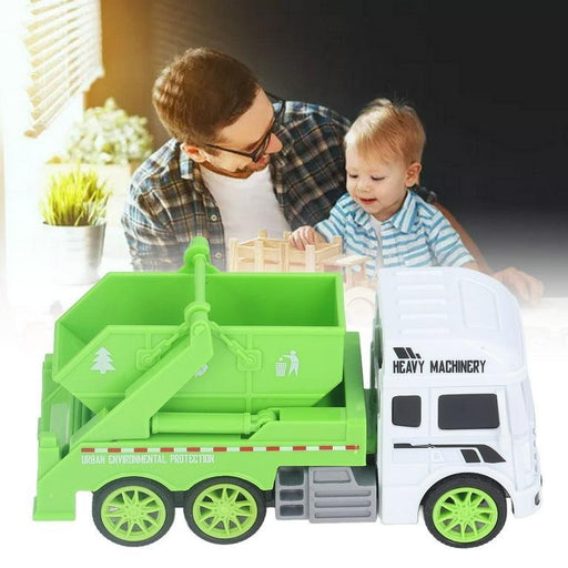 Green Garbage Truck Toy - 1 Pc for Boys and Girls Ages 1-10 Years