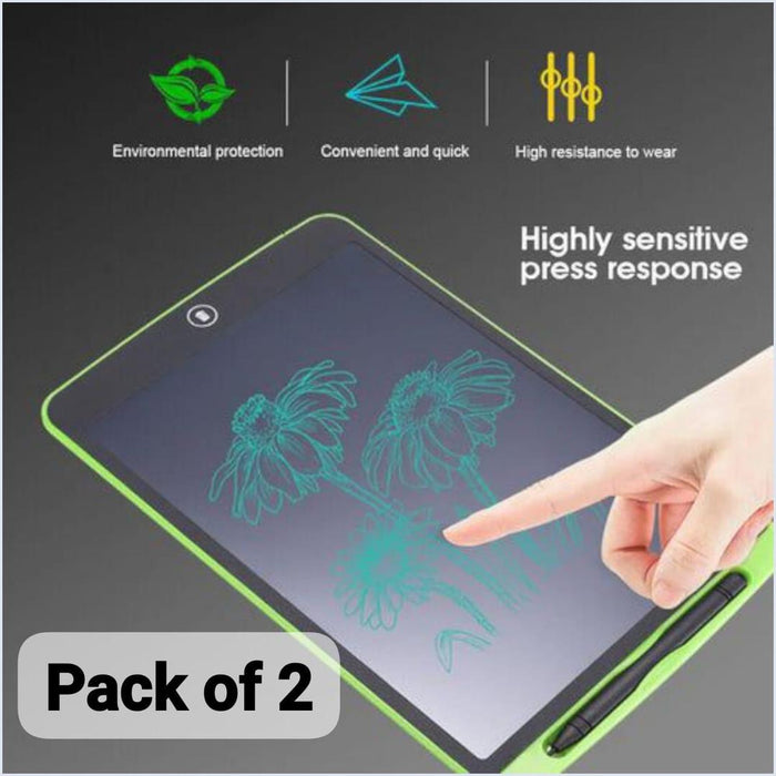 Creative Lcd Writing Tablet for Kids - 2 Pcs in Vibrant Colors